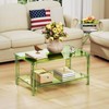 solaround solaround Acrylic Nightstand Side Table Modern Design Clear Home