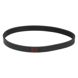 sourcing map 175J6 Rubber Poly V Belt, 6 Ribs PJ V-Ribbed Belt 444mm Length x 14mm Width x 3.5mm Thick, Industrial Transmission Drive Belt