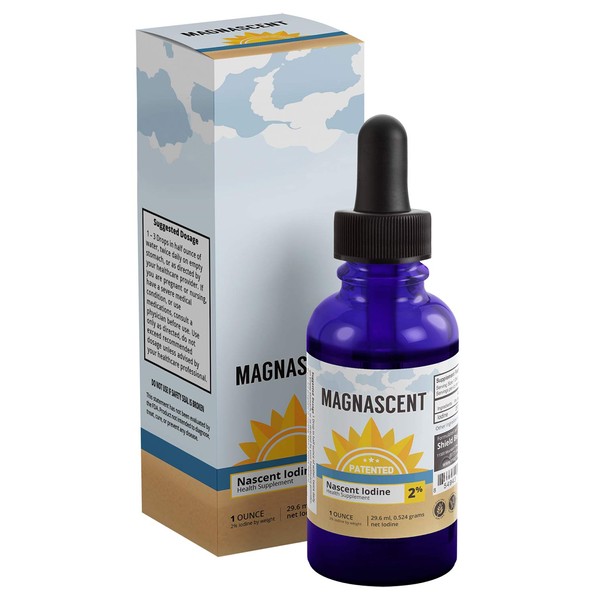 Magnascent MAGNASCENT Nascent Iodine Liquid Supplement 2% Concentrated Iodine Solution