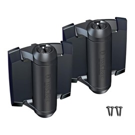 D&D Technologies TCA1S3BTS TruClose Regular Duty Self Closing Gate Hinge, for Metal Gates up to 66 Pounds, No Alignment Legs, for Square Gate Frame and Post Black, 2 Count Gate Hardware