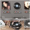 AITEE Vinyl Record Shelf Wall Mount: 6 Pack Acrylic Clear
