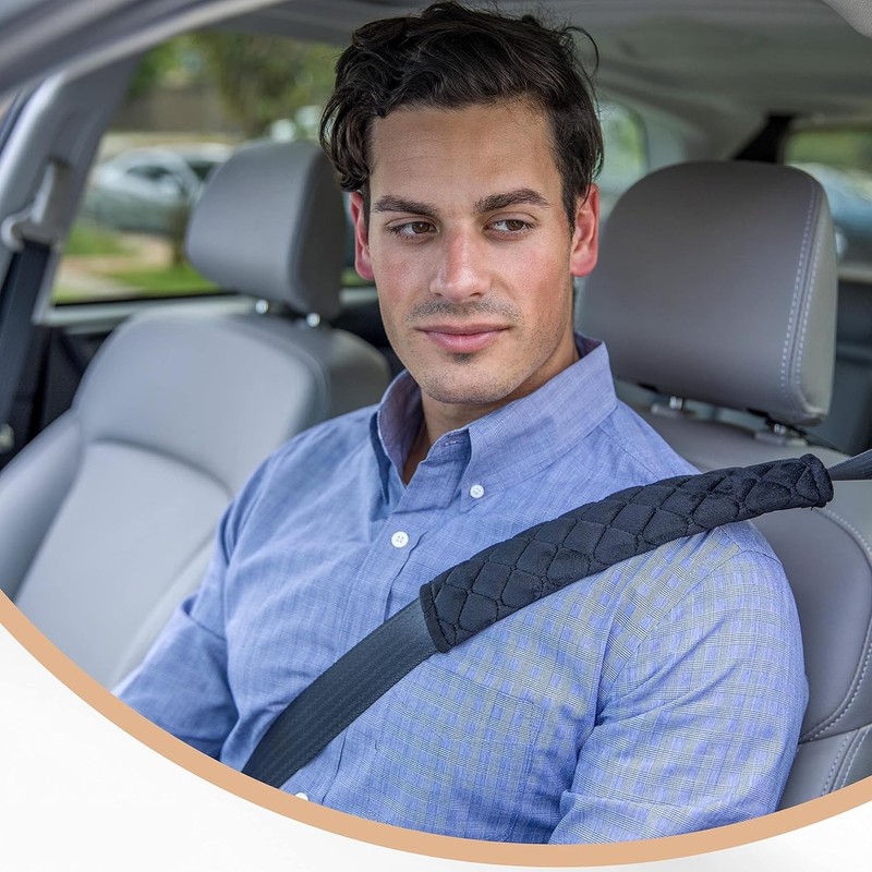 Seat Belt Covers for Adults, Car Seatbelt Cover, 4 Pack,
