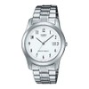 Casio Collection LTP 1141PA 7BEF Women's Watch, Silver/white, Bracelet