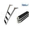 SeaLux Marine 3-Step Drop Down Boarding Ladder with Extra Wide