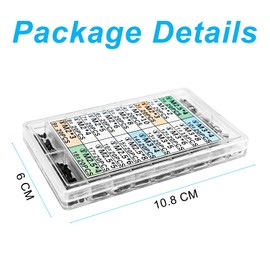 Nicrulp 355 Piece M3 M2 Mini Screw Set, Screw Set, Countersunk Screws Set, Flat Head Screws, Micro Screws, Machine Screws, PC Small Screws Set, for Hard Drive Fan, SSD, Computer