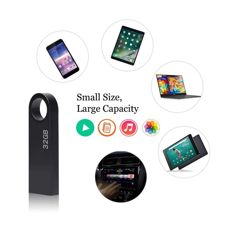 USB Stick 32 GB, Mini Memory Stick, 32 GB, Waterproof