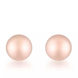 Unbranded Tanya Rose Gold Sphere Stud Earrings
