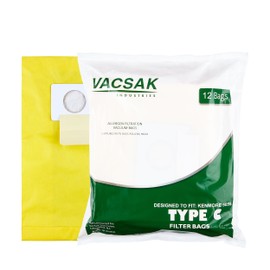 Kenmore Canister Type C Vacuum Bags. Fits 5055, 50557 and 50558 Panasonic Type C-5 Models - 12 Pack