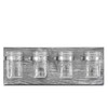 BeSuerte Rustic Antique Mason Jar Organizer Hanging Wall Holder for