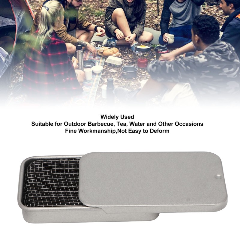 2pcs Alcohol Stove Windproof Mini Portable Camping Stove for Picnic