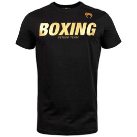 Venum Boxing VT T-Shirt - Black/Gold - L