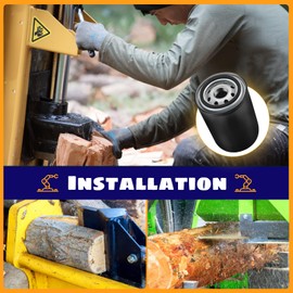 Log Splitter Hydraulic Oil Filter Compatible with MTD Troy-Bilt LS27, Bobcat 700 720 721, 723P0405 723-0405 120-818 6515541, Hydraulic Filter for Log Splitters