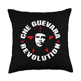 Rebel Cuban Shirt Guerrilla Revolution Vintage Che Guevara Throw Pillow
