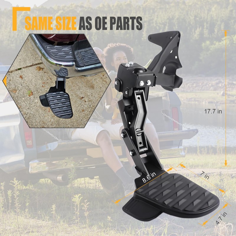 GSPSCN Tailgate Bedstep Rear Bed Step for Dodge Ram 1500