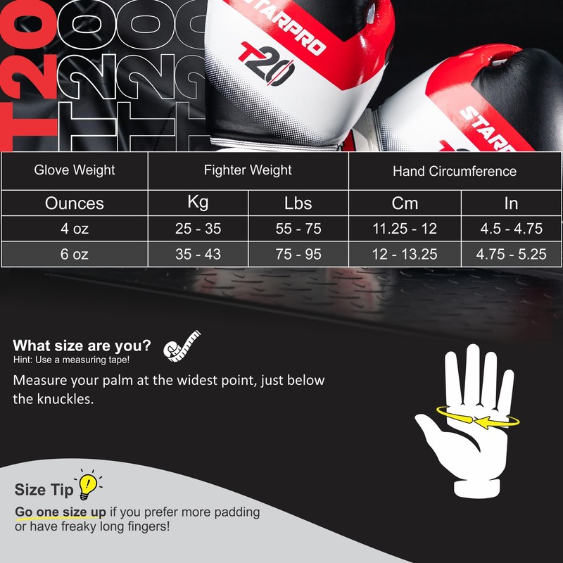 Starpro Kids Boxing Gloves for Bag Training, Sparring, Junior Boxing