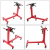 Labwork 1500Lbs Engine Stand Folding Motor Hoist Dolly Mover Auto