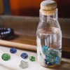 VIOCIWUO Glass Pebbles for Decorative 1LB, Flat Marbles Glass Beads