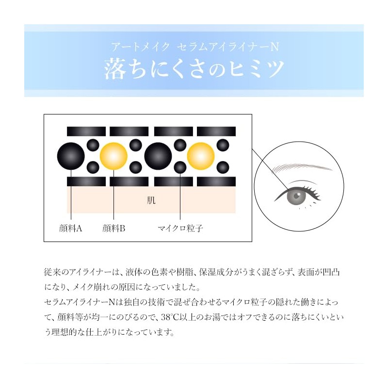 Permanent Makeup Serum Eyeliner N (Jet Black Black) Set of