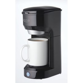 Commercial CHEF Coffee Machine, Single Serve Coffee Maker, Portable Coffee Maker Single Serve with 13 Ounce Water Tank & One Touch Button for Coffee Brewing