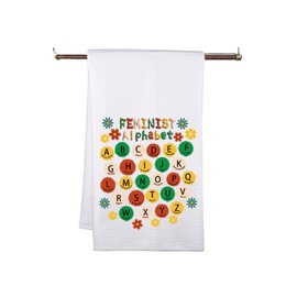 MNIGIU Feminist Gift Girls Power Gift Fe minist Alphabet Kitchen Towel Women Empowerment Gi ft (Feminist)