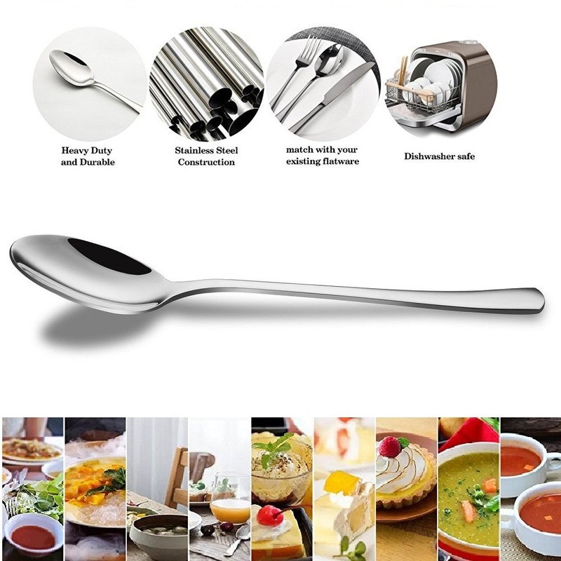 Demitasse Espresso Spoons,12-piece Mini Coffee Tiny Stainless Steel Spoons Bistro