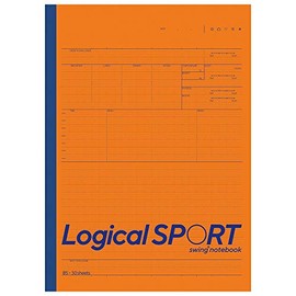 Nakabayashi Logical Sports Notebook, B5, Orange No-B590AOR