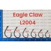 Eagle Claw L2004 Circle Sea Hook, Platinum Black Finish, Non-Offset
