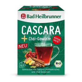 Bad Heilbrunner Bio Cascara+ Chai Spices (5 x 15 Filter Bags)