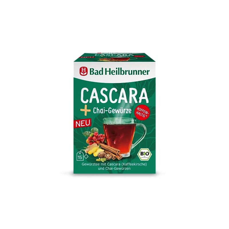 Bad Heilbrunner Bio Cascara+ Chai Spices (5 x 15 Filter