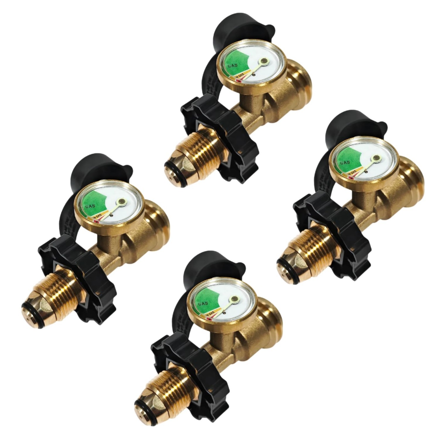 4 Pack Propane Tank Gauge Level Indicator, Universal Propane Gas Gauge ...