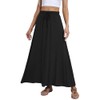 DB MOON Womens Maxi Skirt 2025 Casual Flowy Elastic High