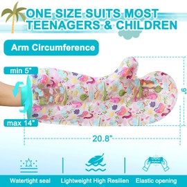 FIPELL 2024 Newest Waterproof Arm Cast Cover for Shower Kids - Reusable Cast Cover, Cast Bag, Cast Sleeve - Watertight Protection for Broken Hands, Fingers, Wrists, Arms
