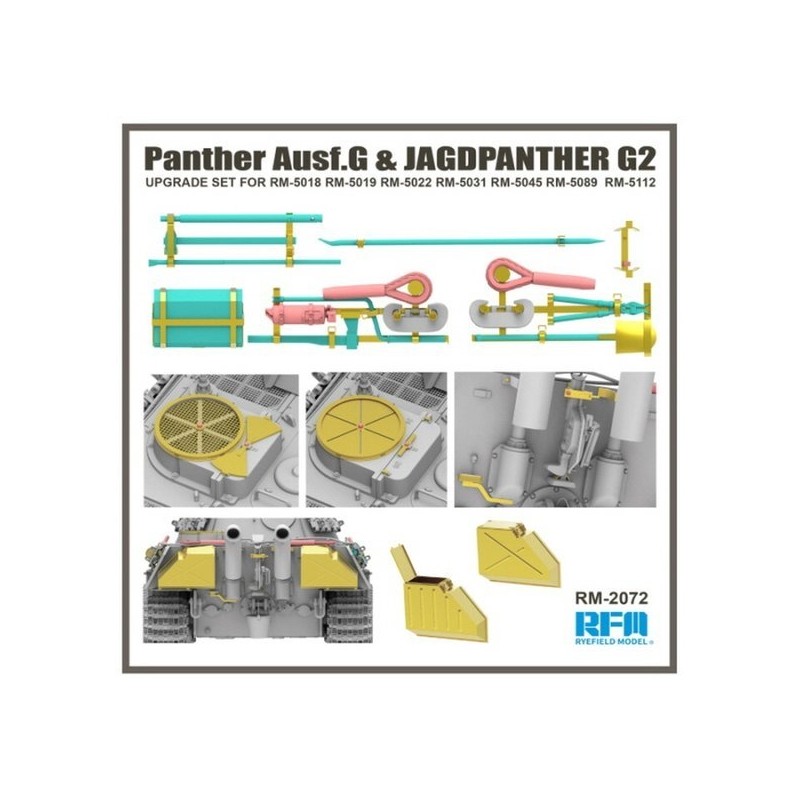 (RFM) CRM2072 1 vs 35 Panther G and Jagdpanther G2