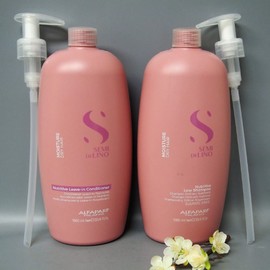 Alfaparf Semi Di Lino Moisture NUTRITIVE Shampoo & Leave-In Conditioner 33.8oz