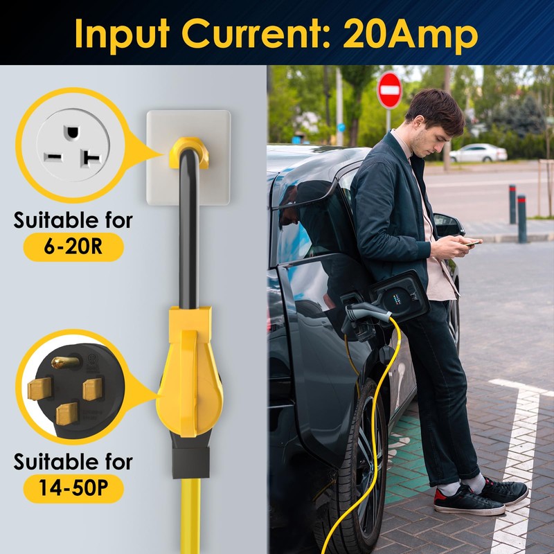 [240V to 240V] HUBRV Level 2 EV Charging Adapter 220