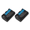 2pcs Camera Battery 2750mAh 7.2V for LP E6 E6N R5