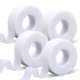 Obeyalash 4 Rollen Wimpern Tape Micropore Tape Wimpernverlängerung Band Wimpern Isolations Klebeband Lash Tape Weiß 0,5 Zoll x 15.7 Yards