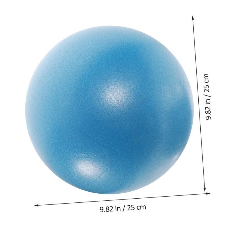 WOONEKY 9 Inch Gym Pilates Ball Small Exercise Ball for