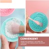 Ipetboom Limpiador de Brochas de Maquillaje 6 Piezas Almohadillas de