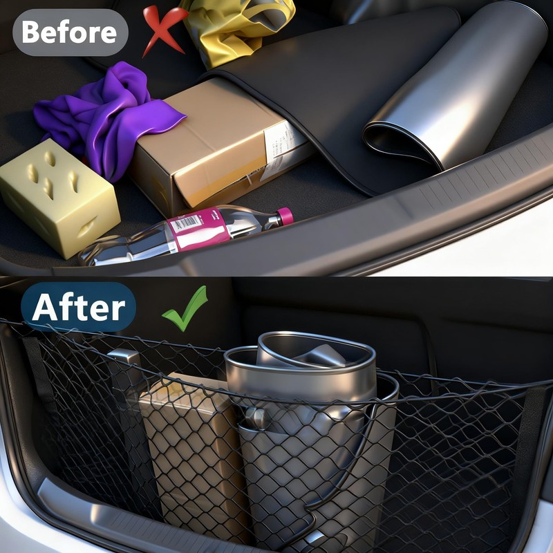 Rear Trunk Cargo net Compatible with Ioniq 5
