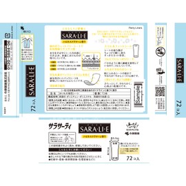 Sarasati SARA, LI, E Happiness Flower Scent, Pack of 72 x 4 (Bonus Included) Weapons Sheet, Comfortable and Comfortable for a Day