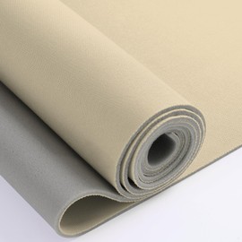 OTOEZ Auto Headliner Fabric Foam Backing Material 60" L×36" W Automotive Home Fabric Material for Car RV Boat Interior Roof Replacement Repair Material DIY (Khaki, 1 Yard)