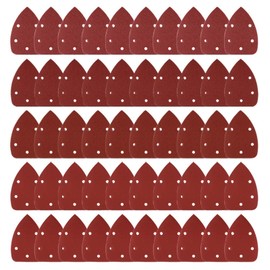 Coceca Mouse Detail Sander Sandpaper Sanding Paper Assorted Sanding Pads 40 80 120 180 240 Grits (50pcs Mouse Sandpaper)