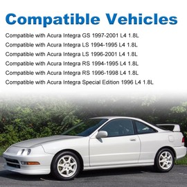 JDMON Ignition Distributor with Cap and Rotor Compatible with Acura Integra LS/RS/GS L4 1.8L 1994-2001 Replacement for 84-17423 31-17423 30100P75A01 30100P75A03 30105P75A01 TC08A TD-85U DST17423 TD85U