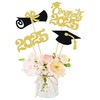 12 PCS Double Sided 2025 Graduation Party Centerpiece Sticks for