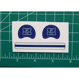 Miller High Light Beer Football Gumball Helmets Custom DIECUT DECAL SHEET ONLY