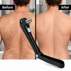 Electric Back Shaver for Men, Foldable Long Handle Body Groomer,