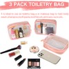 TSA Approved Clear Toiletry Bag, VASCHY 3 Pack Clear Makeup