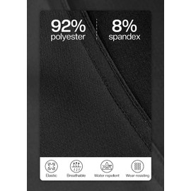 BERGRISAR Cycling Shorts Mens MTB Mountain Bike Cycle Shorts Baggy Cycling Bottoms with 6 Pockets 1806BG Black Size X-Large