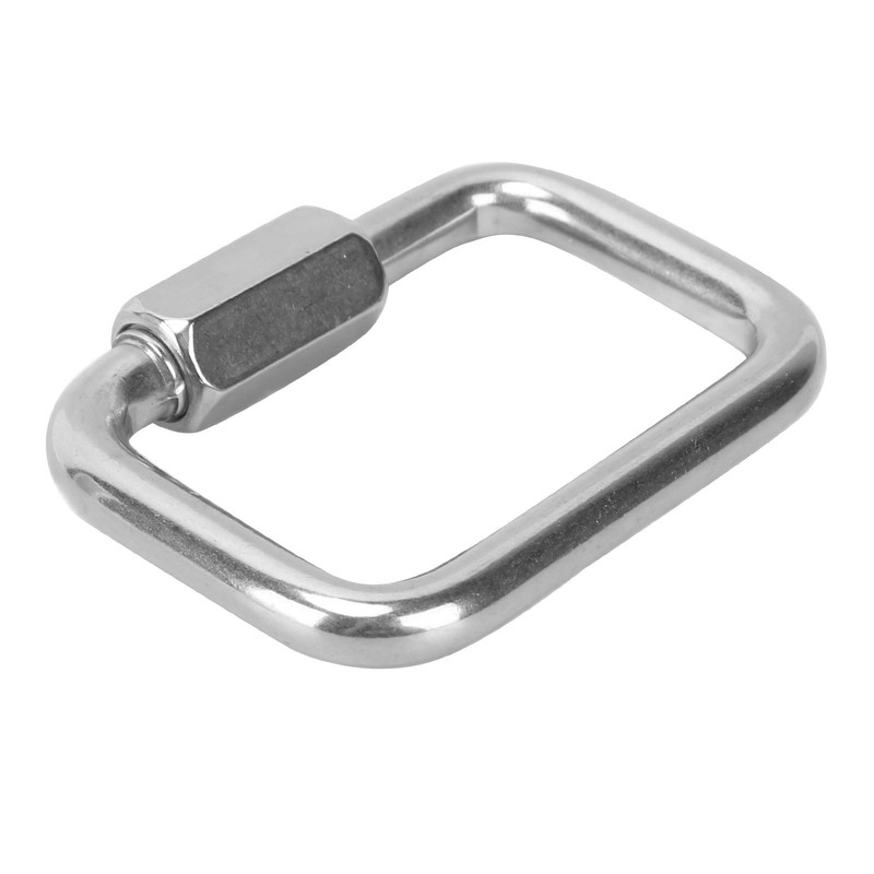 Chain Link Stainless Steel 4‑Corner Multifunctional Connection Buckle for Outdoor